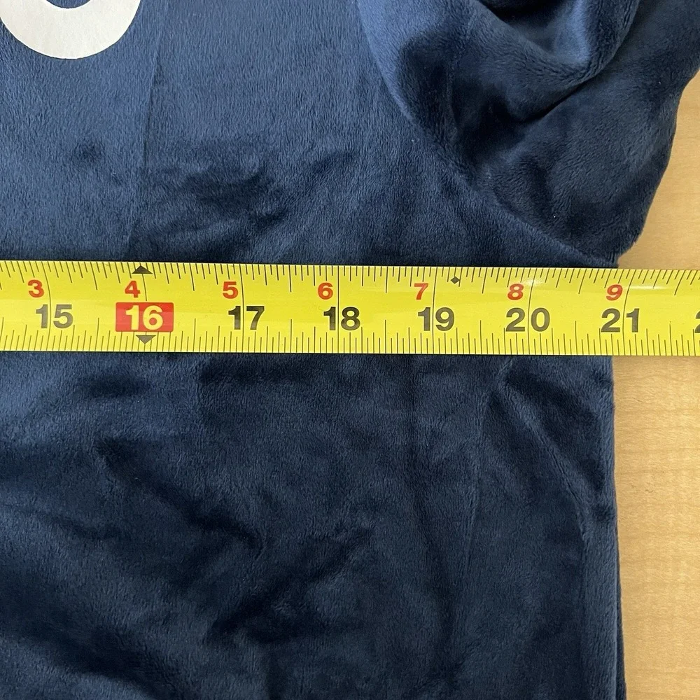True Religion Men's Blue Velour World Tour Track Jacket Size Small Full Zip NWT